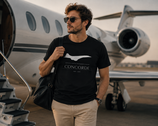 T-shirt Concorde icône supersonique – visuel 2