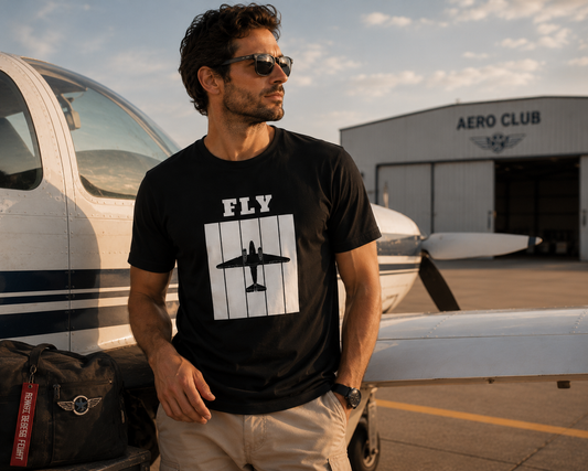 T-shirt Fly esprit aviation – visuel 2
