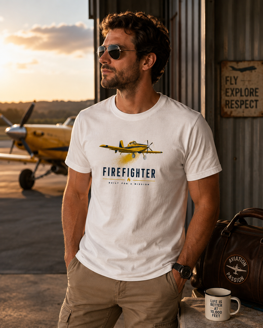 T-shirt Firefighter – L’aviation au cœur de la lutte contre les incendies