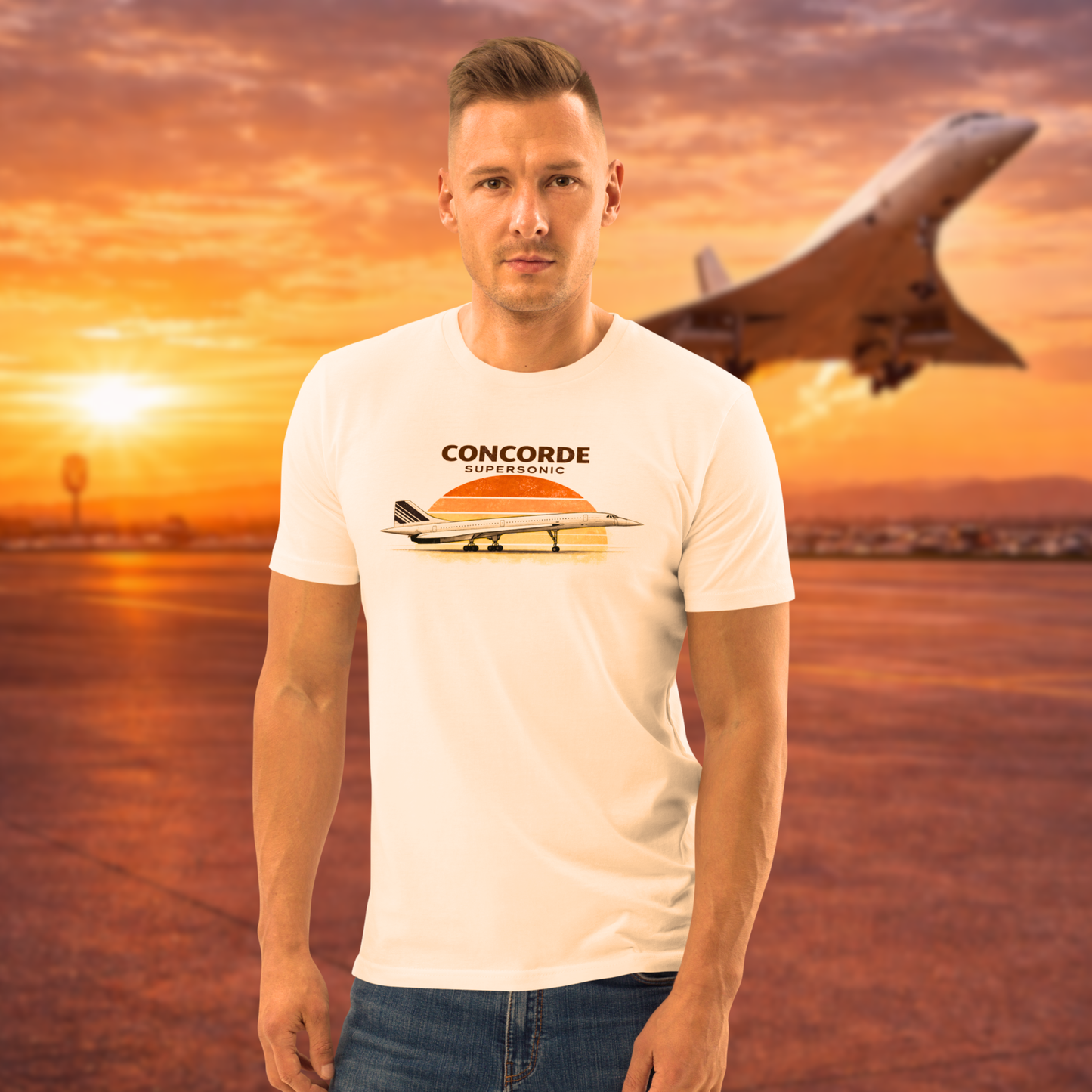 ✈️ T-shirt Concorde Supersonic – L’icône de la vitesse