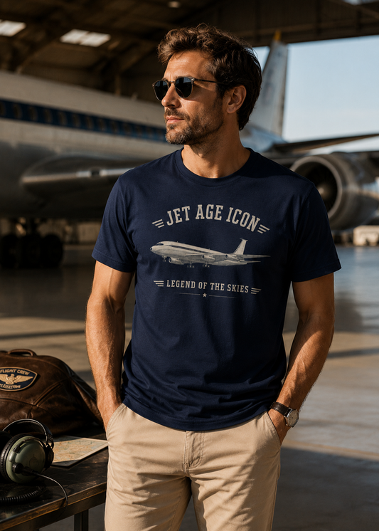 T-shirt Boeing 707 Jet Age Icon – visuel 2