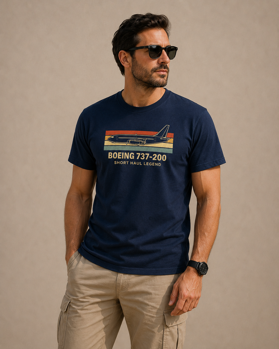 T-shirt Boeing 737-200 Short Haul Legend – La Chaîne Aéro