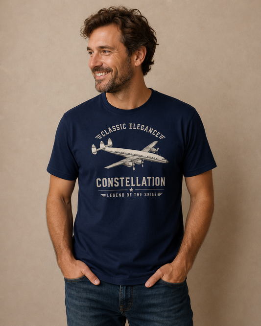 T-shirt Lockheed Constellation vintage – La Chaîne Aéro