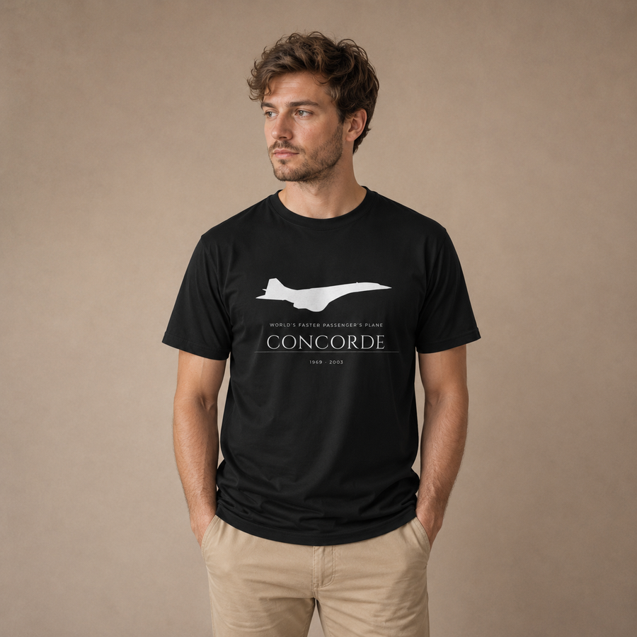T-shirt Concorde icône supersonique – La Chaîne Aéro