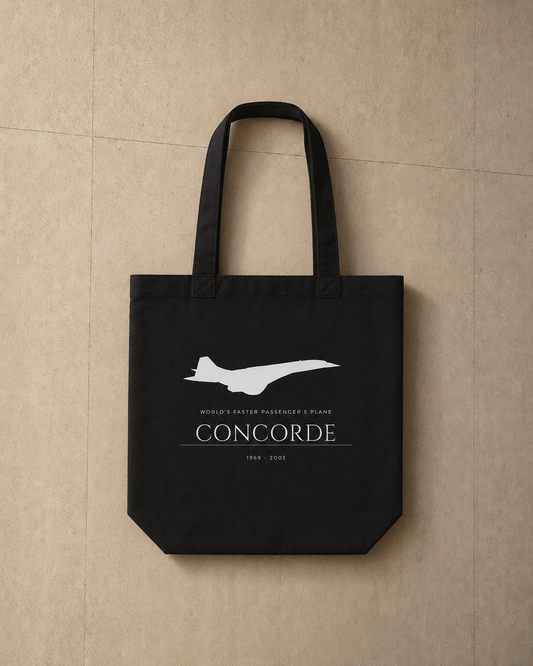 Tote bag Concorde en coton bio – La Chaîne Aéro
