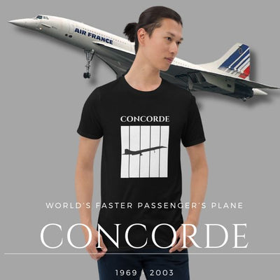T-shirt Concorde - Un Voyage dans le Temps de l'Aviation Supersonique