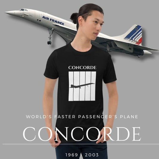 T-shirt Concorde - Un Voyage dans le Temps de l'Aviation Supersonique