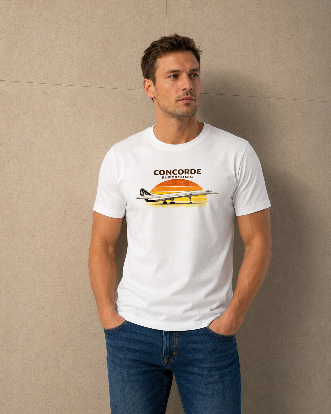 T-shirt Concorde Supersonic – L'icône de la vitesse
