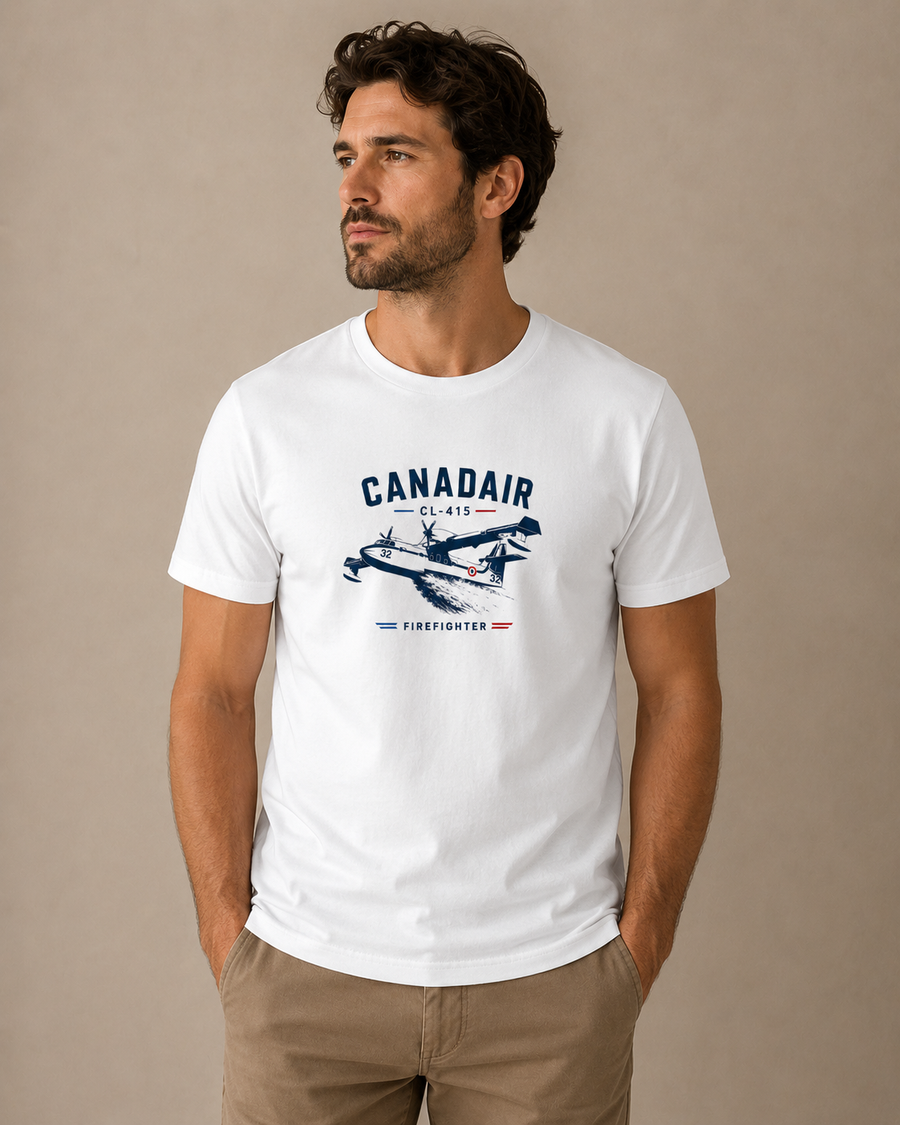 T-shirt Aviation Fire Fighter France – Coton biologique ?✈️