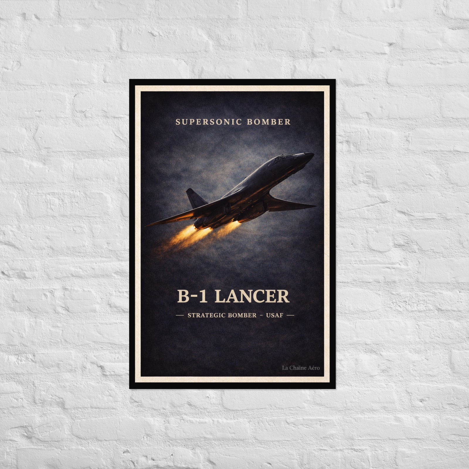 Poster B-1B Lancer – Rendu cinématique