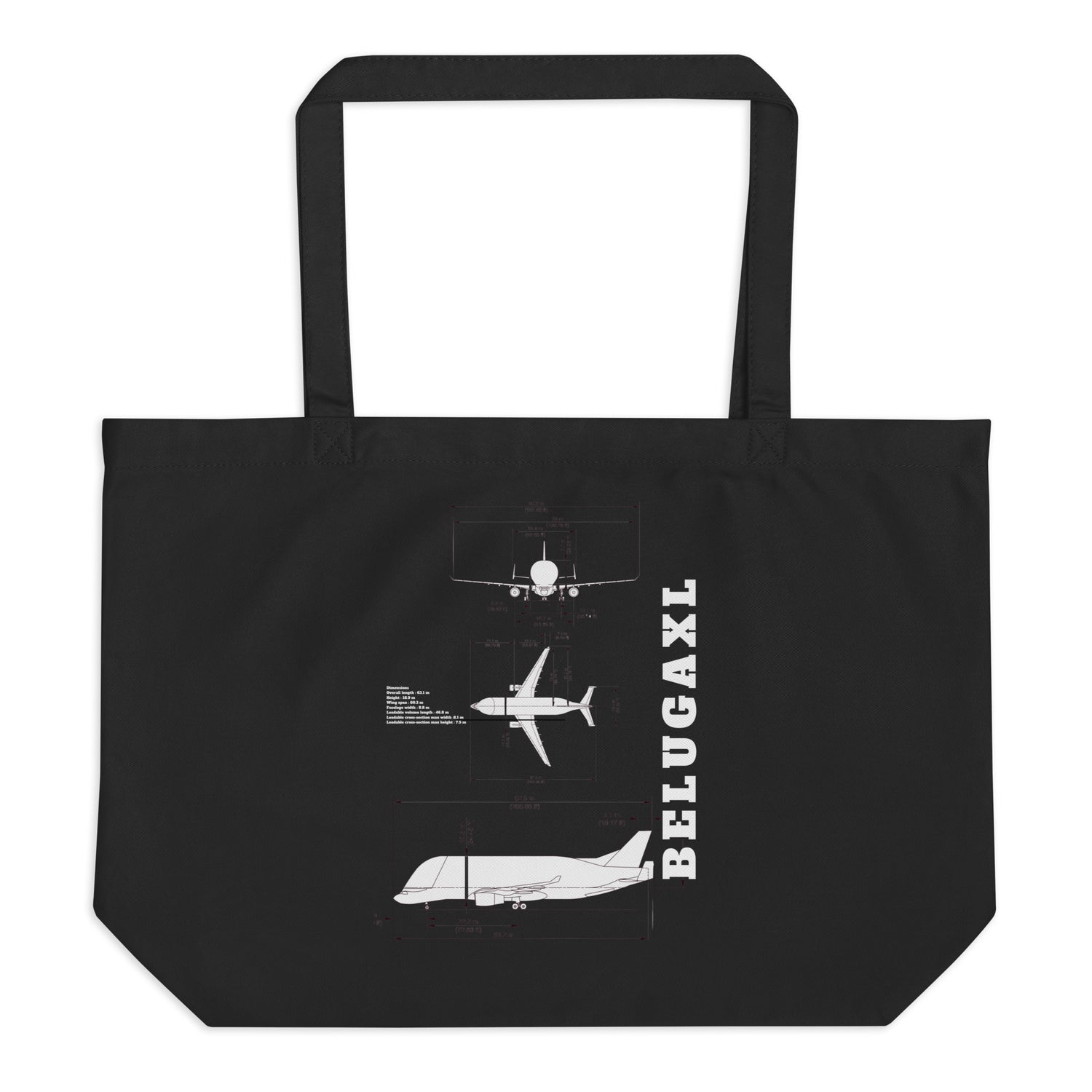 Grand tote bag en coton bio 23 L – La Chaîne Aéro