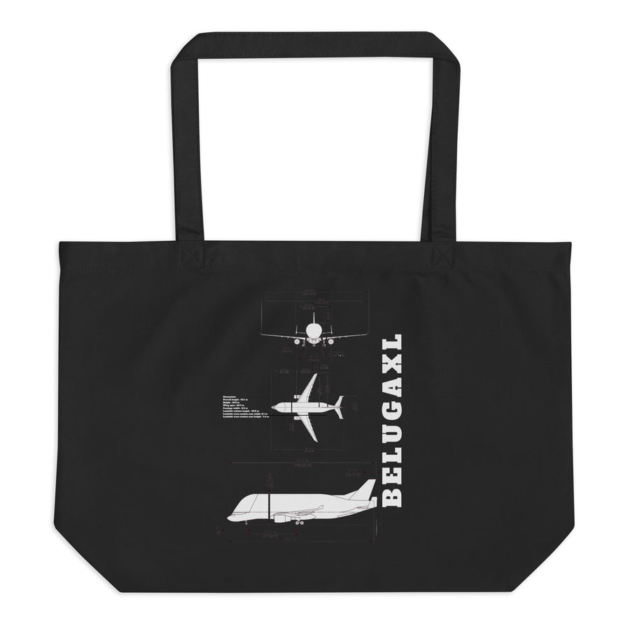 Grand tote bag en coton bio 23 L – La Chaîne Aéro