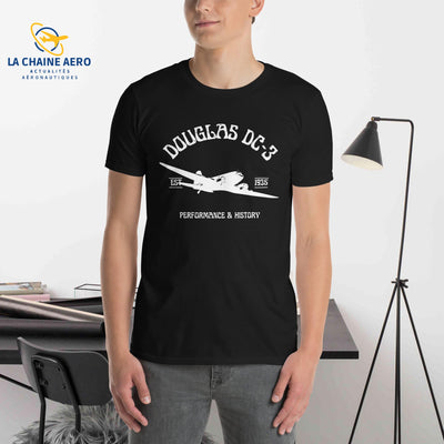 T-shirt Vintage Douglas DC-3 | Avion Légendaire | Passion Aéronautique